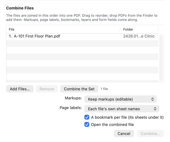 Combine Files