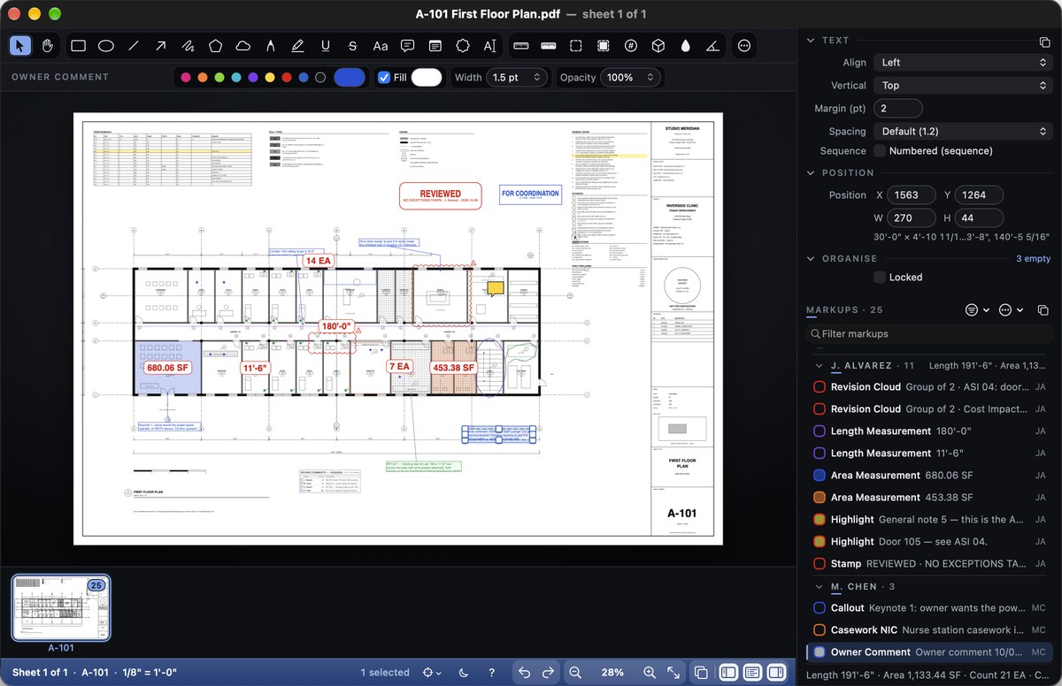 Dark mode: the panels go dark, the sheet stays paper