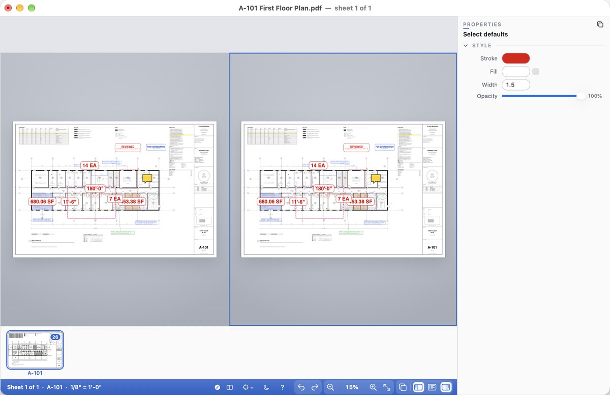 Split View: two panes of one document