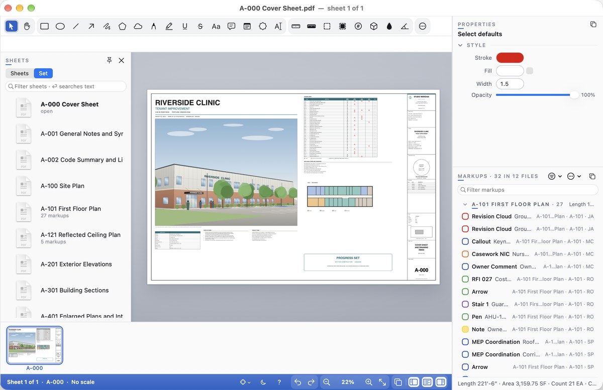 The Markups List in Whole Set: every file's markups