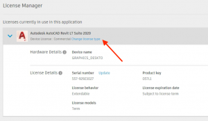 see licenses in use in autodesk