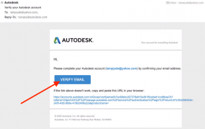 how to verify autodesk account