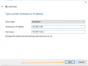 printer hostname