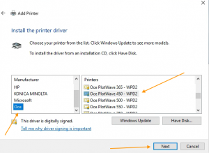 install printer driver