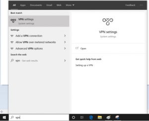 vpn settings
